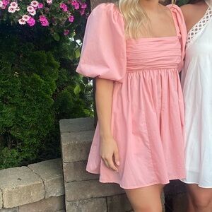 Abercrombie & Fitch Pink Emerson Mini Dress